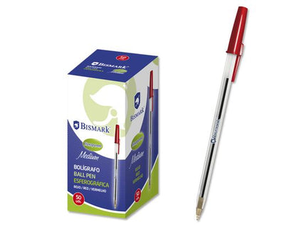 Bolígrafo Rojo Bismark - Punta 1.0mm