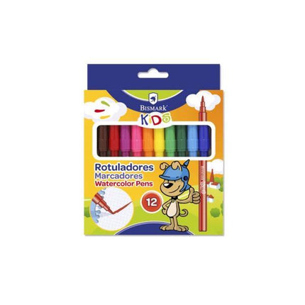 Rotuladores de Colores Bismark - 12uds