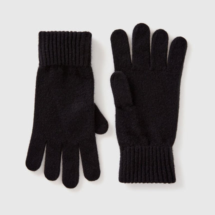 Guantes de Punto para Adulto - Color Negro
