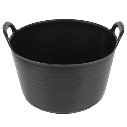 Capazo de Goma Negra Plasticforte - 15L