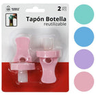 Tapón de Botella Reutilizable Market Suprem 2uds