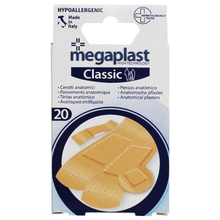 Tiritas de Tamaños Surtidos Megaplast - 20uds