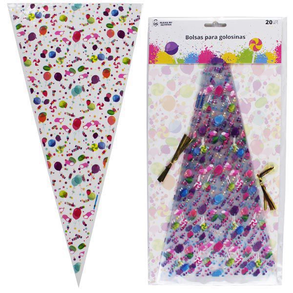 Bolsas para Golosinas Market Suprem - 20uds (19x39cm)