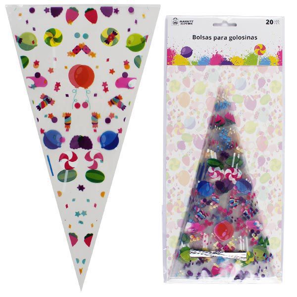 Bolsa para Golosinas Market Suprem - 20uds (15x27cm)