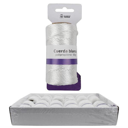 Cuerda Blanca de Polipropileno Market Suprem (80g)