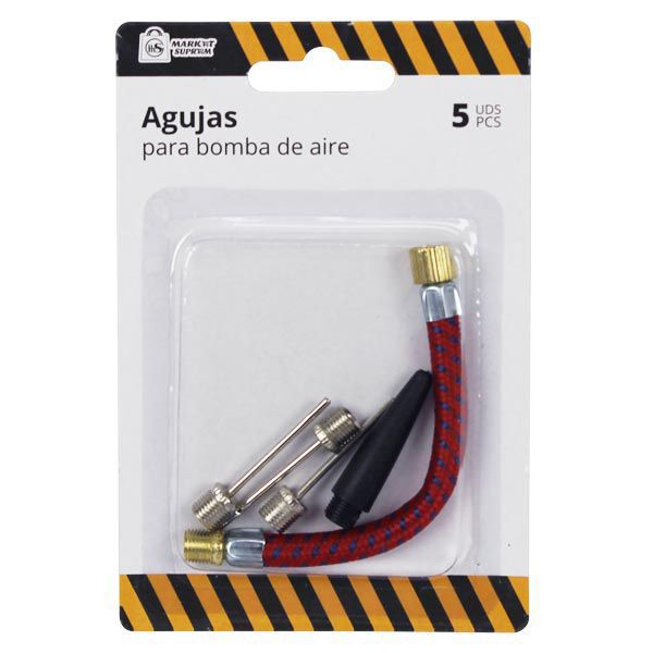 Agujas para Bomba de Aire Surtidas Market Suprem - 5uds