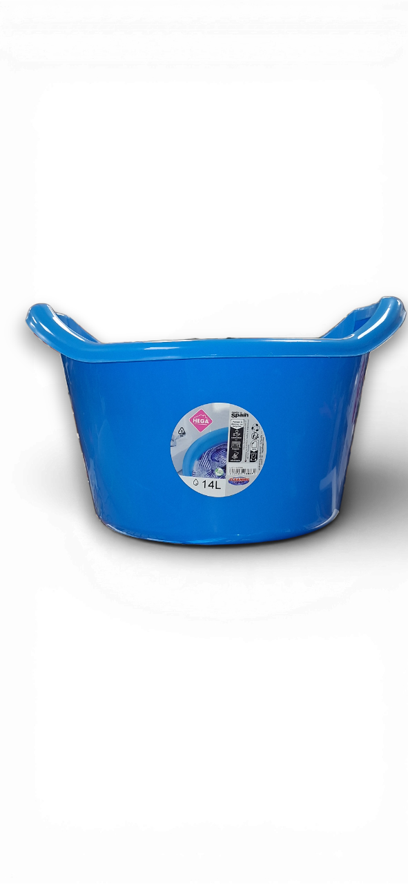 Barreño Redondo Con Asas Hega - 14L