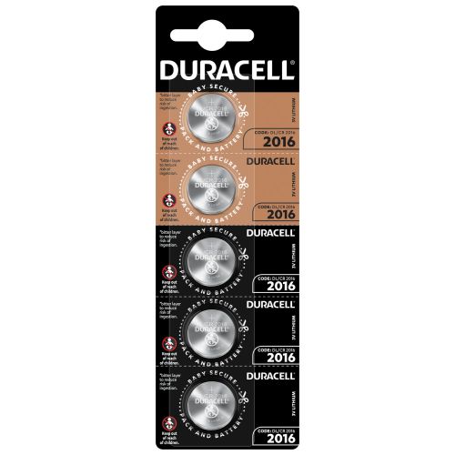 Pila de Litio CR2016 Duracell - 1ud