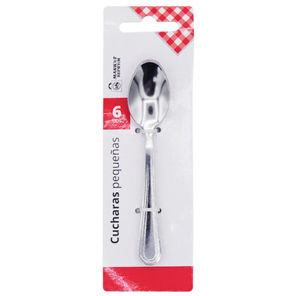 Cucharillas de Acero Market Suprem - 6uds