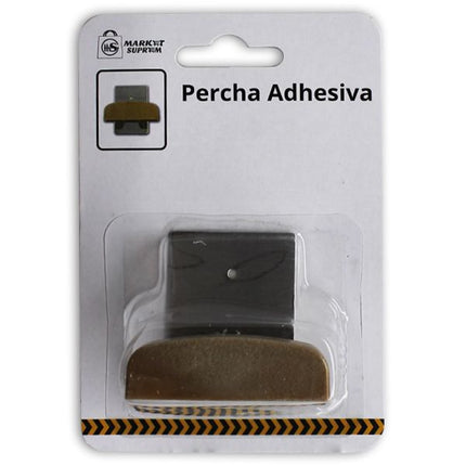 Percha Adhesiva de Metal y Plástico - Market Suprem