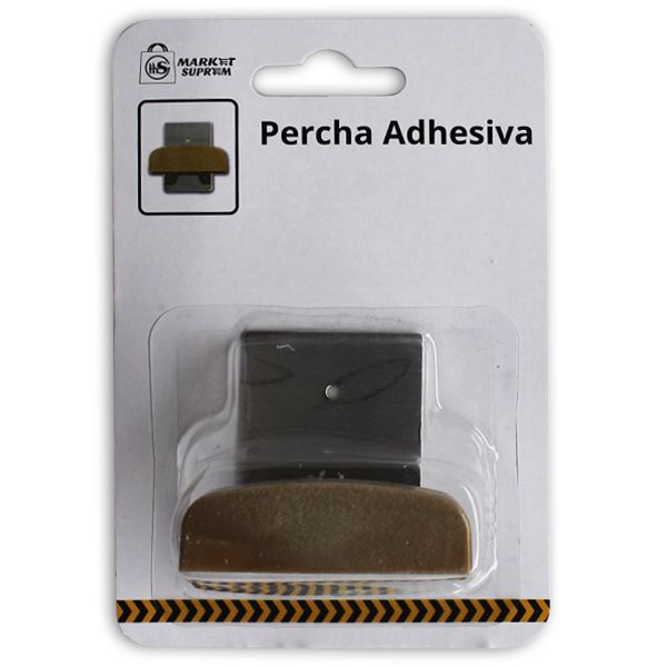 Percha Adhesiva de Metal y Plástico - Market Suprem