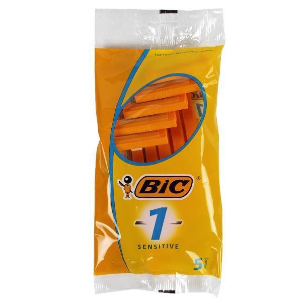 Maquinillas de Afeitar desechables BIC de 1 Hoja - 5uds