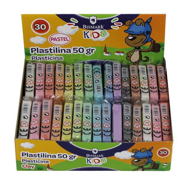 Plastilina de Color Pastel Bismark Kids - 50g
