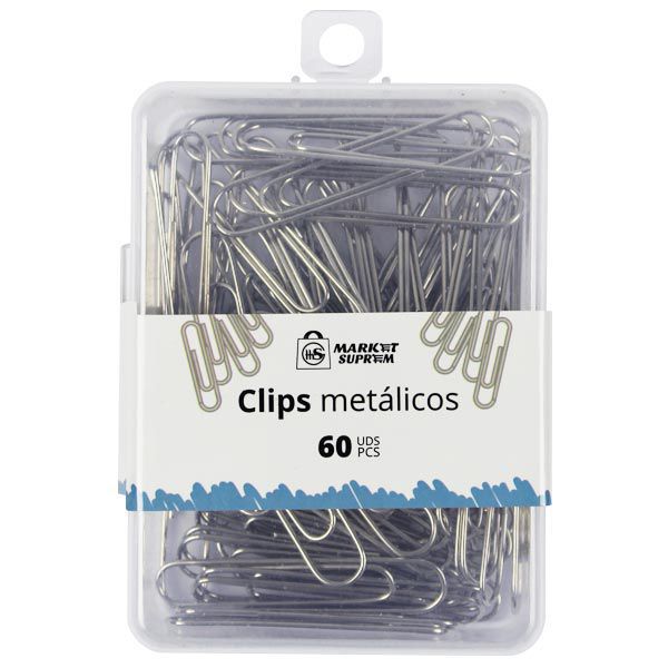 Clips Metálicos Market Suprem (60 Unidades)