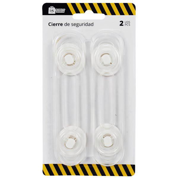 Cierre de Seguridad para Cajones/Armarios Market Suprem - 2uds (14cm)