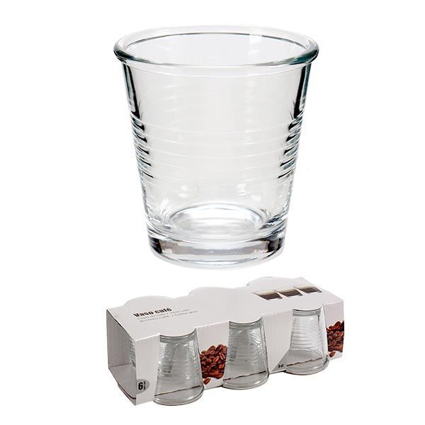Vasos de Cristal Vivalto 90ml - 6uds