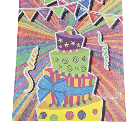 Bolsa de regalo Market Suprem Diseño Cumpleaños - 55x40x15cm