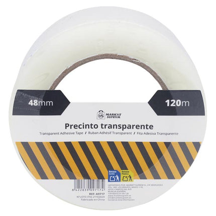 Precinto Transparente Market Suprem - 48mm x 120m 55 Micras
