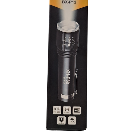Linterna Led Recargable 500 Lumenes Distancia 500M USB