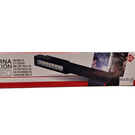 Linterna Led Multifuncion 1.5V 16x2x3CM Gerimport