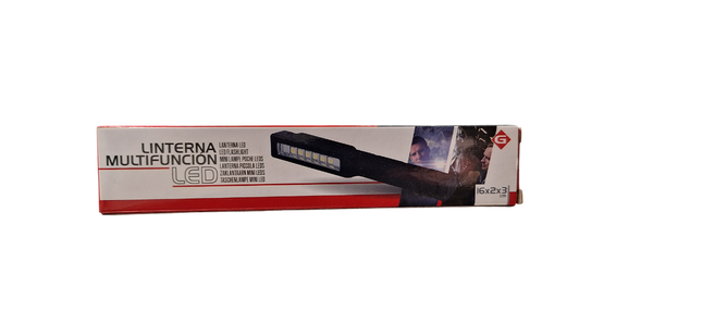 Linterna Led Multifuncion 1.5V 16x2x3CM Gerimport