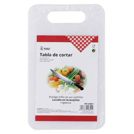 Tabla de Cortar de Plástico Higiénica con Asa – Market Suprem