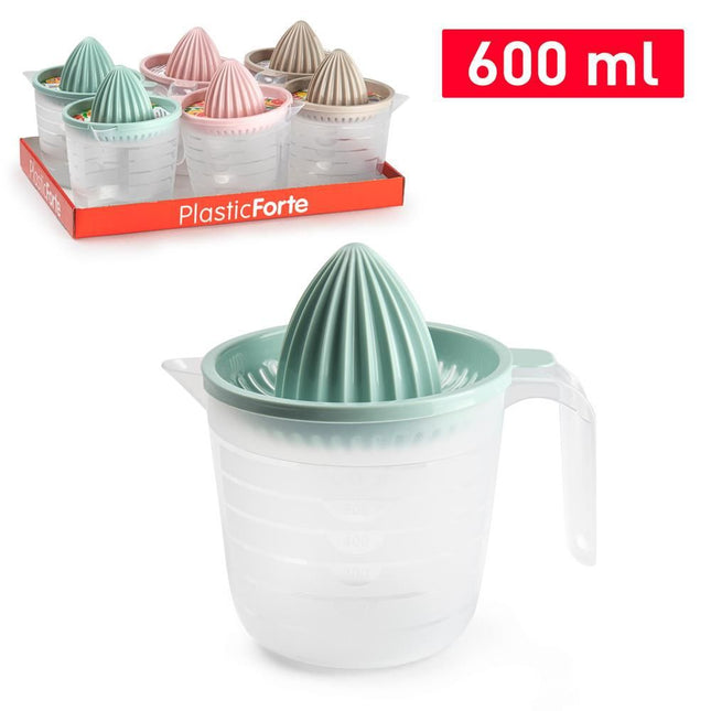 Jarra Exprimidor Manual Plasticforte - 600ml