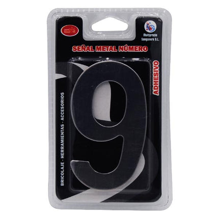 Señal Numérica Adhesiva de Metal Market Suprem - 8x4cm