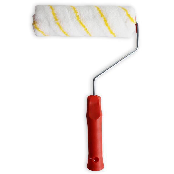 Rodillo de Pintor con Mango de Plastico - 17X5,5CM (Mango 30cm)
