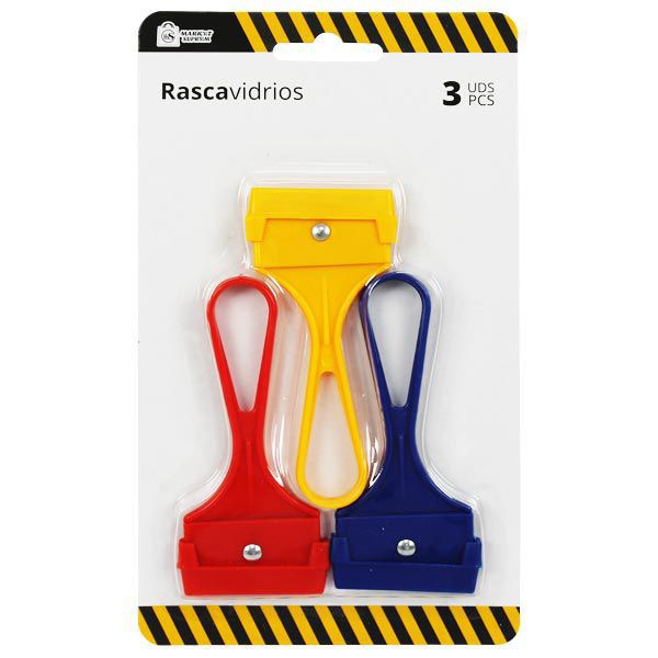 Rascavidrios de Plástico Market Suprem - 3uds 11CM