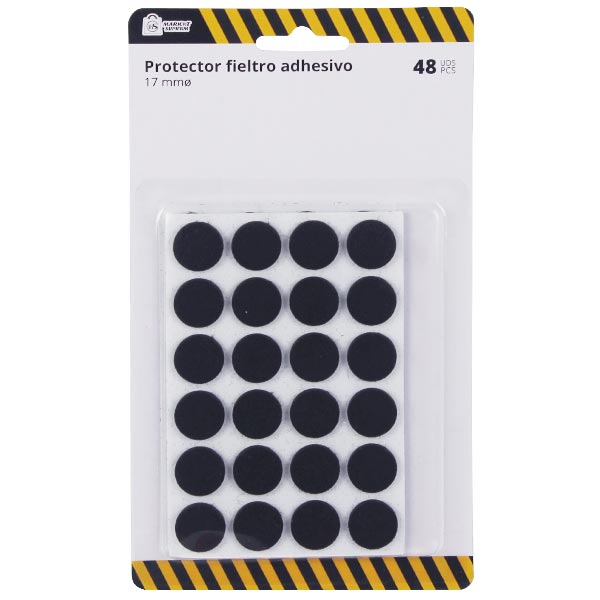 Protector Adhesivo de Fieltro Market Suprem - 48uds (17mm)