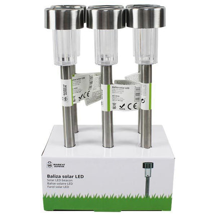 Baliza de Luz Solar de Aluminio Market Suprem - 1ud (40cm)