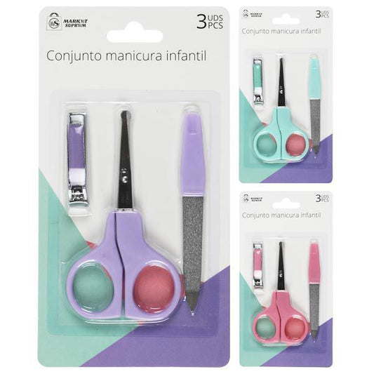 Set de Manicura Infantil - 3 Piezas