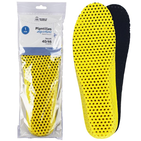 Plantillas Deportivas Recortables Market Suprem - Tallas 40-46