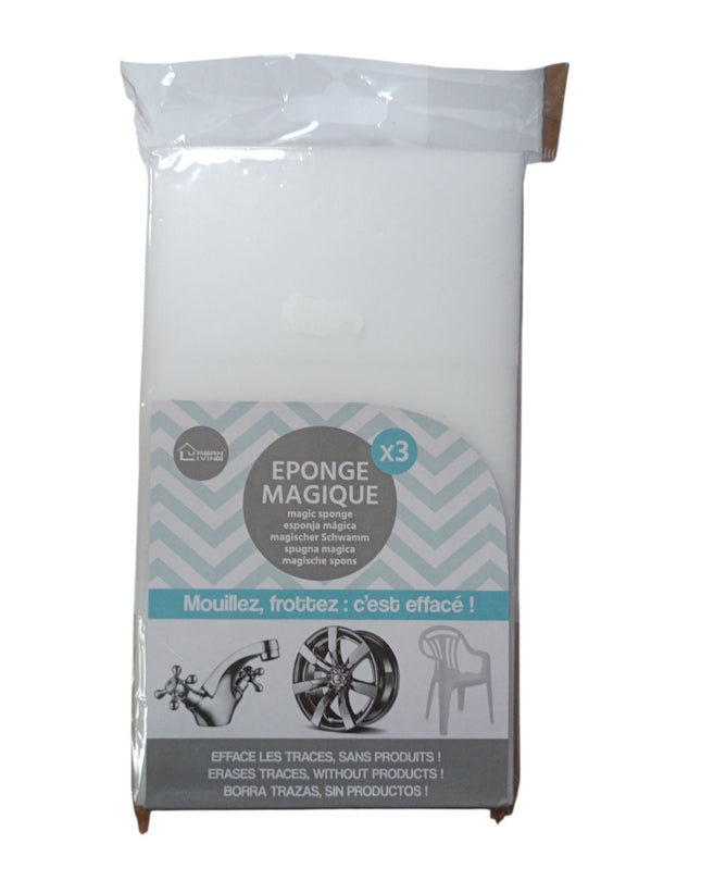 Esponjas Mágicas de Limpieza Urban Living – Pack 3uds