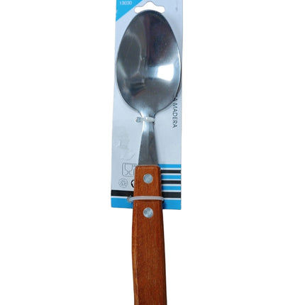 Cuchara de mesa con Mango de Madera Cuperinox