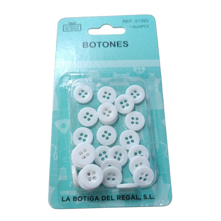 Botones Blancos La Botiga del Regal – 1.0x24 uds