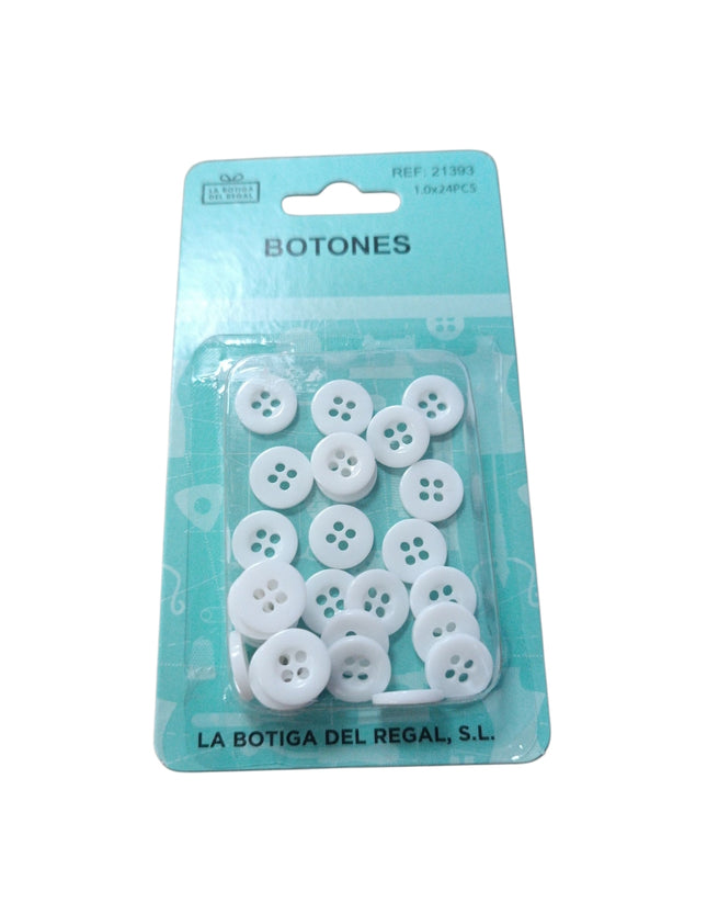 Botones Blancos La Botiga del Regal – 1.0x24 uds