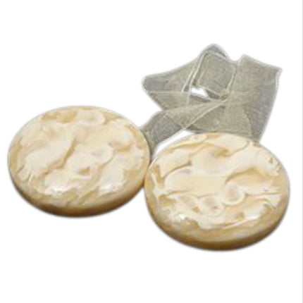 Sujeta Cortinas Circular de Madera H.K