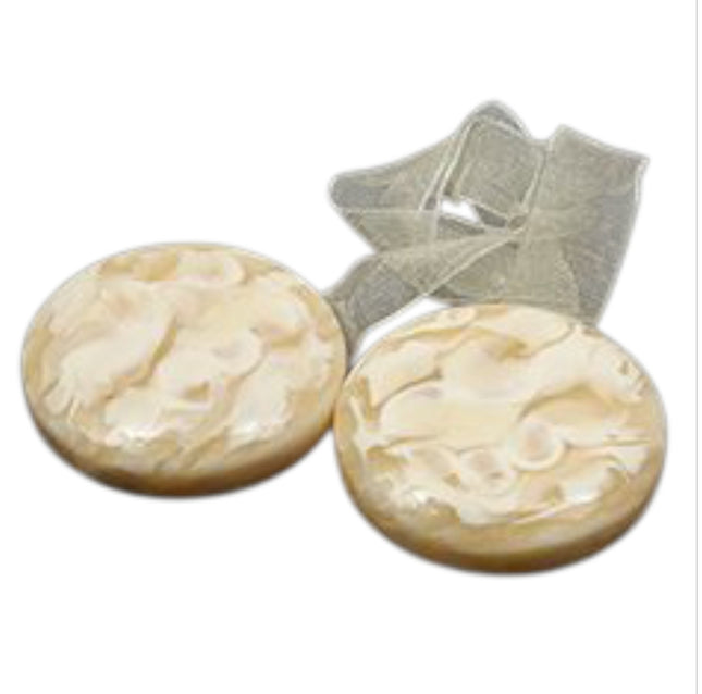 Sujeta Cortinas Circular de Madera H.K