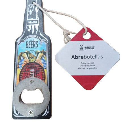 Abrebotellas Market Suprem con Diseño Malta