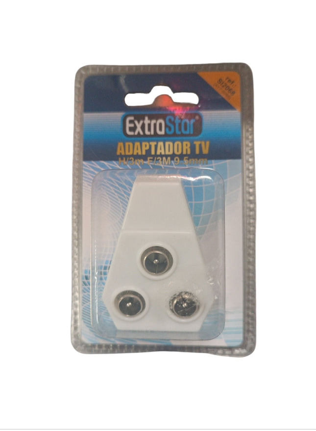Adaptador TV H/3M F/3M 9.5mm ExtraStar