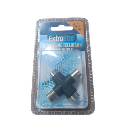 Clavija de Televisión Cuadruple ExtraStar
