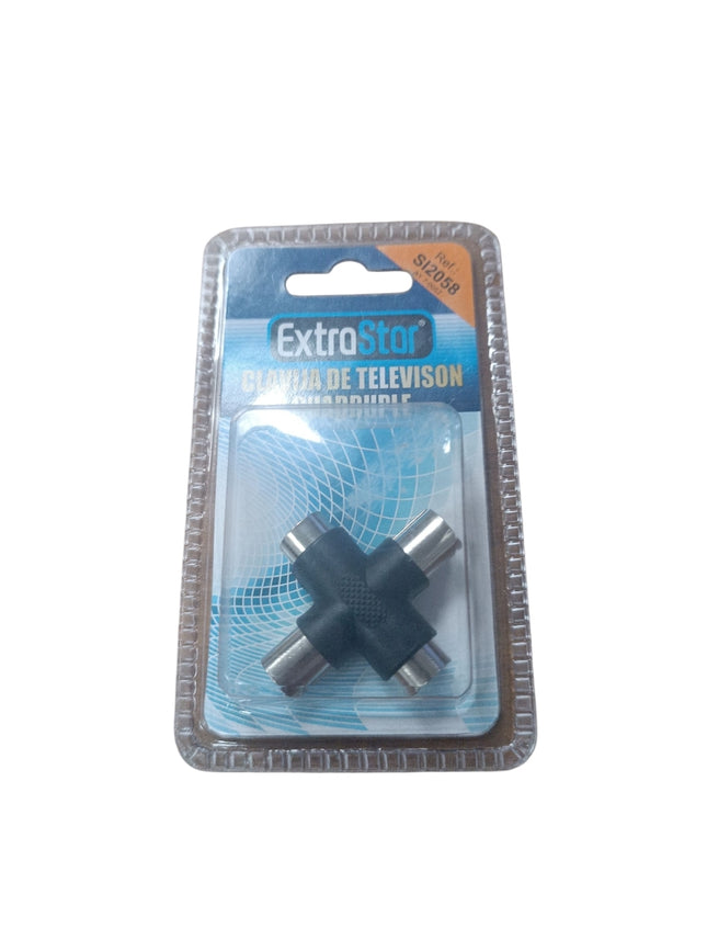 Clavija de Televisión Cuadruple ExtraStar