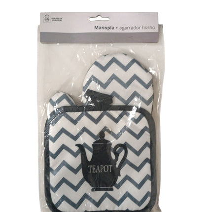 Manopla y Agarrador de Horno Market suprem - 2uds