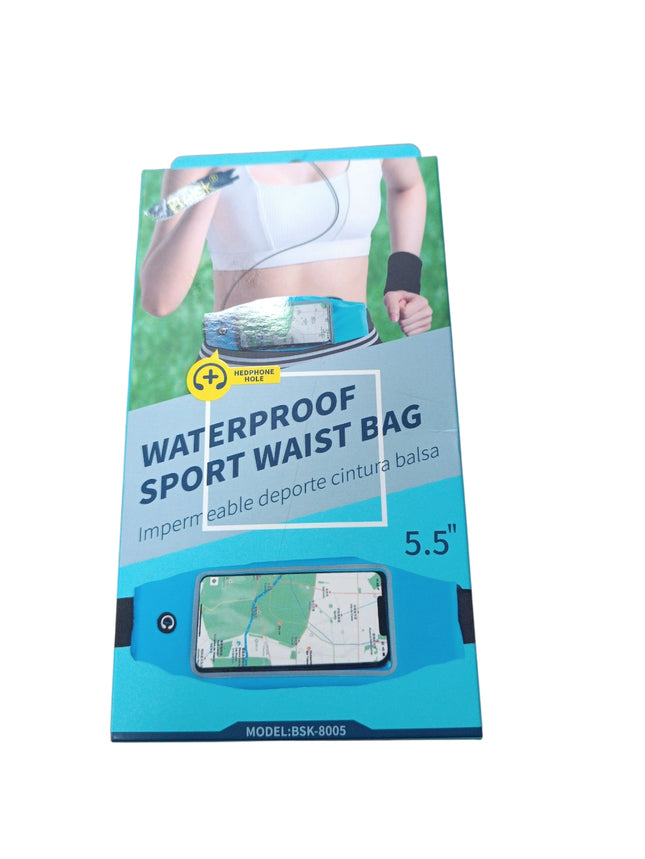 Riñonera Deportiva Impermeable Waterproof Sport Waist Bag - 5.5"