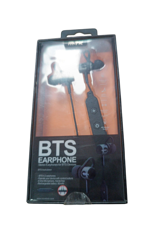 Auriculares Bluetooth BTS MTK con Micrófono y Control de Volumen