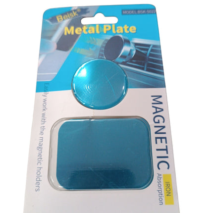 Placas Metálicas Magnéticas Beisk – Set de 2 Unidades