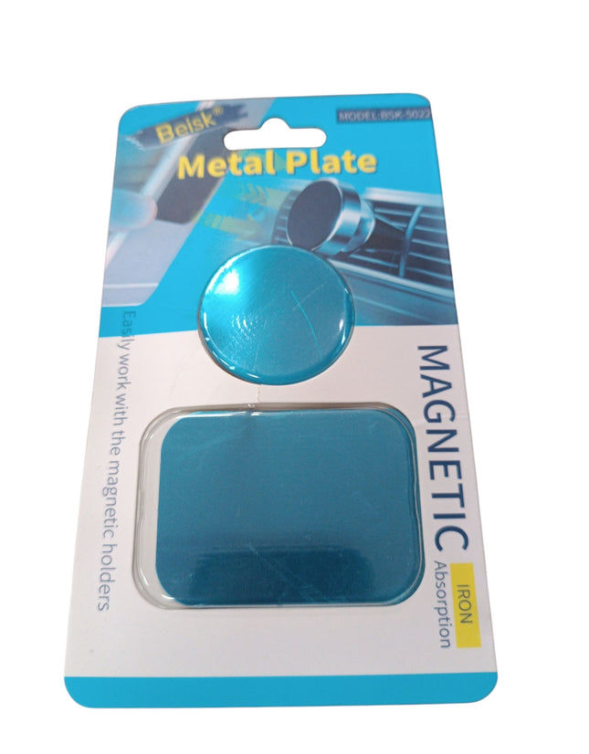 Placas Metálicas Magnéticas Beisk – Set de 2 Unidades