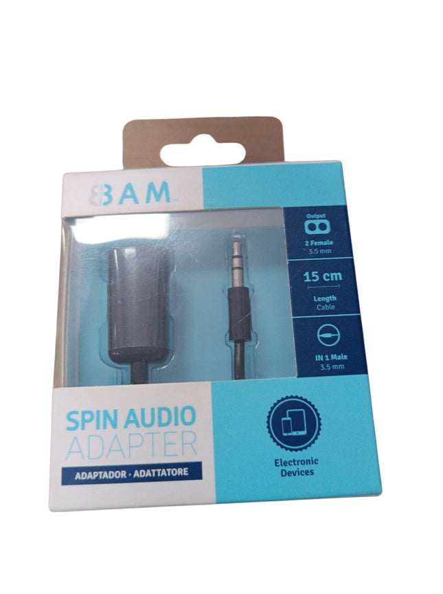 Adaptador de Audio Spin BAM – 3.5 mm, 15 cm